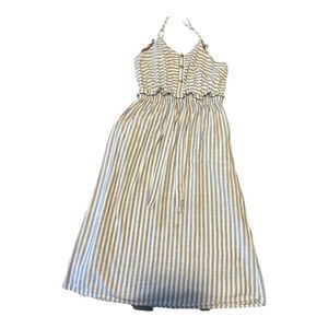 Cotton Dress Striped Summer Dress